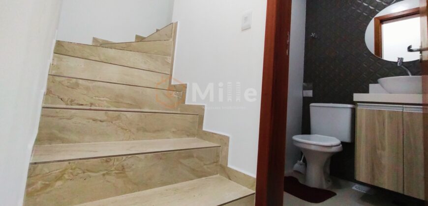 VENDE-SE SOBRADO DUPLEX MOBILIADO QUINTAL INDIVIDUAL